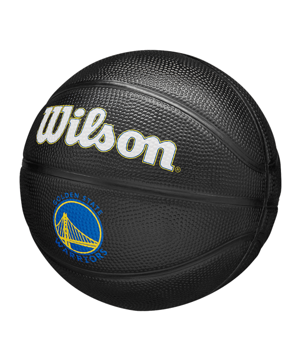 Wilson NBA Golden State Warriors Team Tribute Mini Basketball Basketbal Zwart - zwart