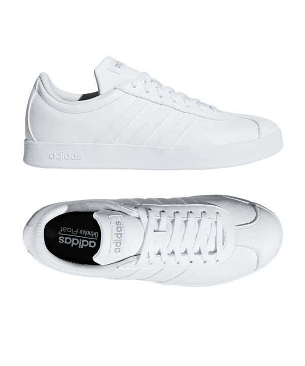 adidas VL Court 2.0 Sneaker Damen Weiss - weiss