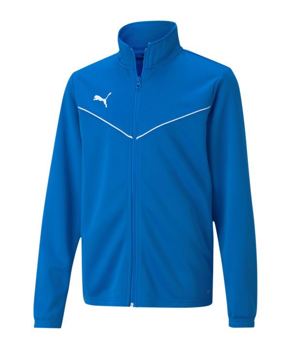 PUMA teamRISE Poly Trainingsjacke Kids Blau F02 - blau
