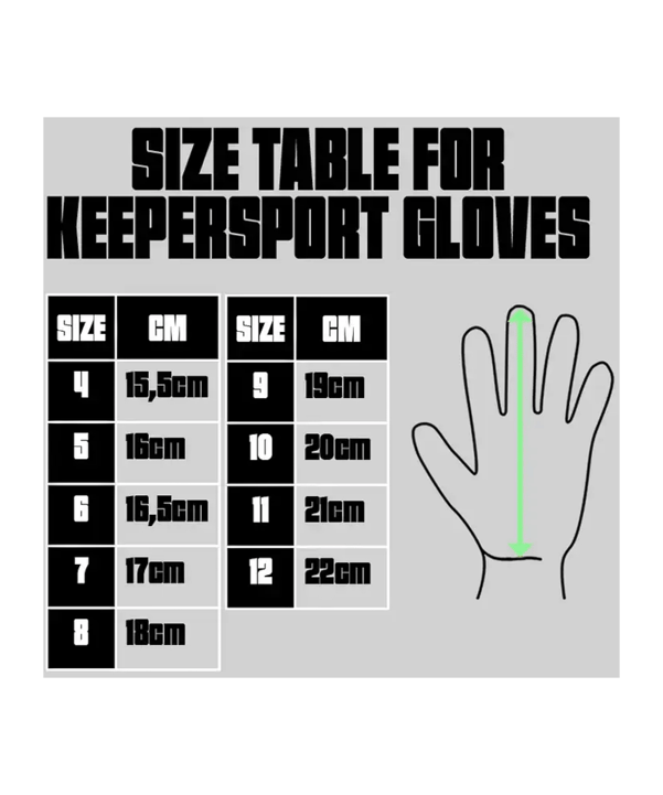 KEEPERsport Champ Elite Power Guanti da portiere Giallo - giallo