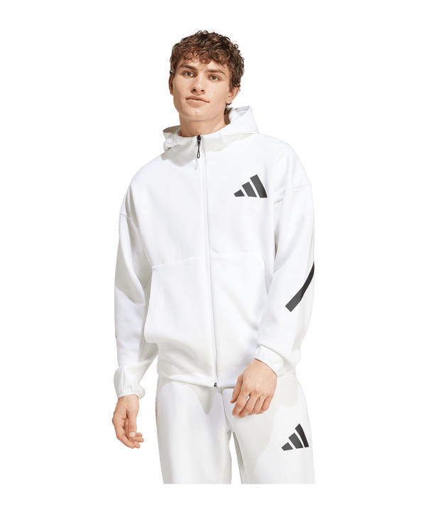 adidas Z.N.E. Kapuzenjacke Weiss - weiss