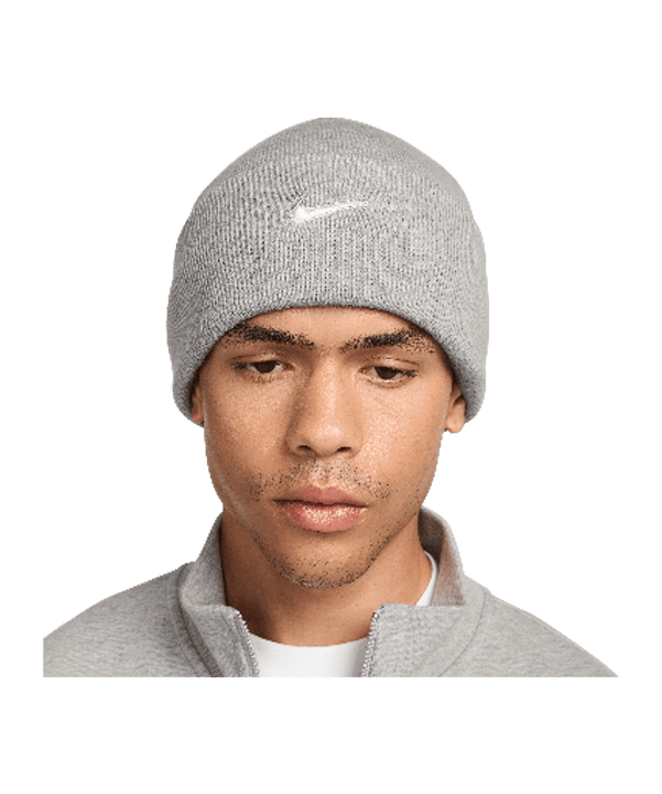 Nike Swoosh Peak Beanie Gris C063 - gris