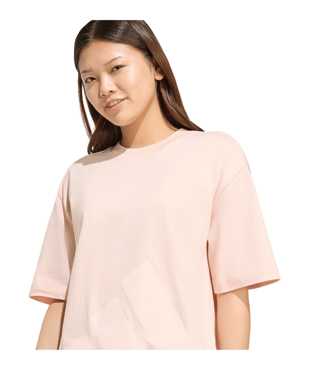 adidas Essentials Boyfriend T-Shirt Damen Rosa - rosa