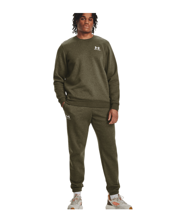 Under Armour Essential Fleece Sweatshirt Grün - gruen
