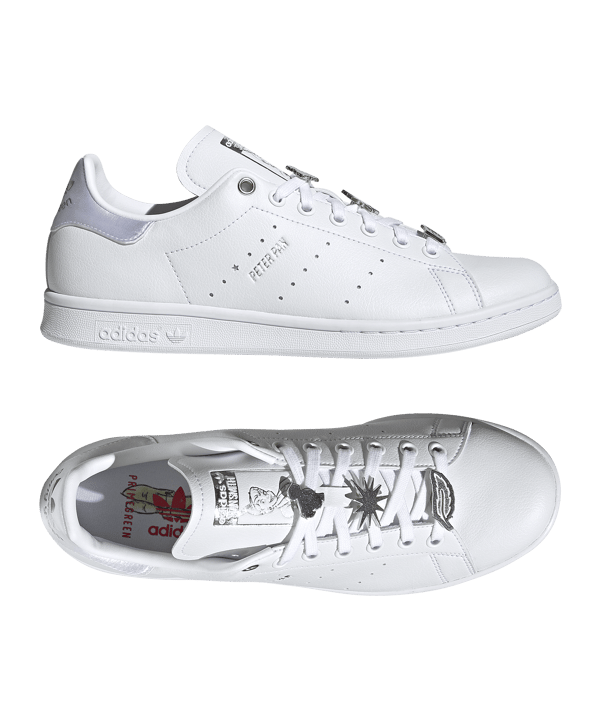 adidas Originals Stan Smith Weiss Silber - weiss