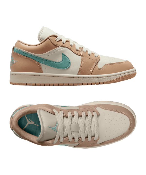 Nike Air Jordan 1 Low Damen Braun F130 - braun