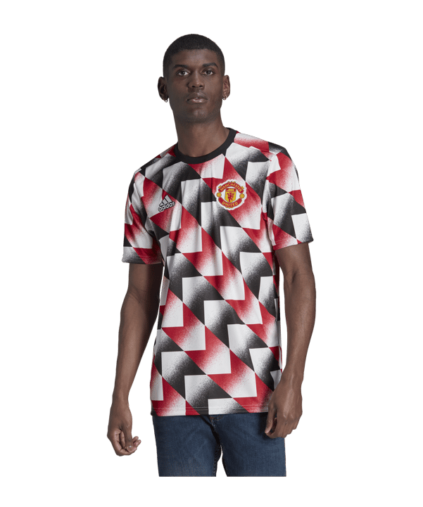adidas Manchester United Prematch Shirt 2022/2023 Weiss - weiss