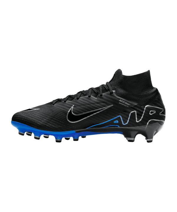 Nike Air Zoom Mercurial Superfly IX Elite AG-Pro Shadow Schwarz Silber Blau F040 - schwarz