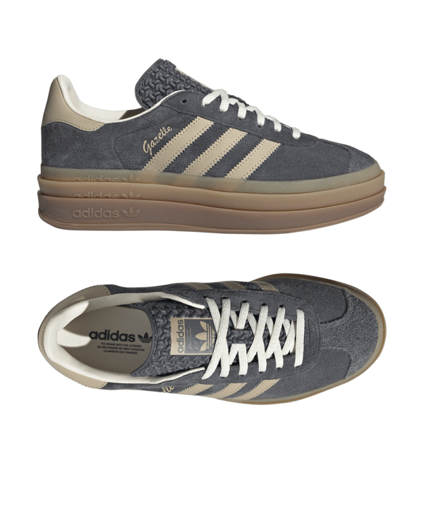 adidas Originals Gazelle Bold Damen Grau Beige - grau