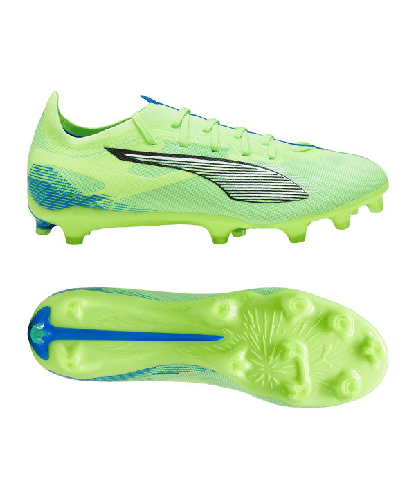 PUMA ULTRA 5 Match FG/AG Lights Out Grün Weiss F03 - gruen