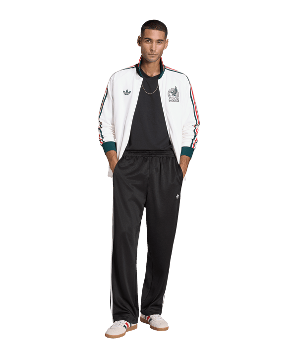 adidas FMF Mexiko Anthem Jacke Weiß - weiss