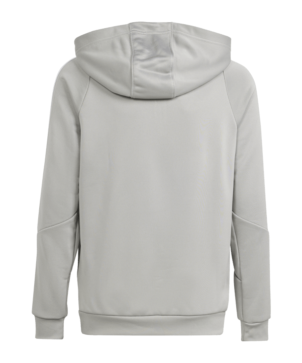 adidas Tiro 24 Training Hoody Kids Grau Weiss - grau