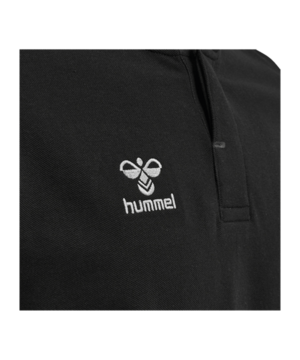 Hummel Move Grid Poloshirt Schwarz F2001 - schwarz