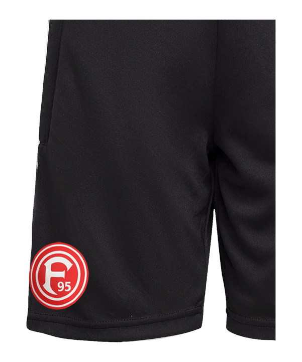 adidas Fortuna Düsseldorf Short Kids Schwarz - schwarz