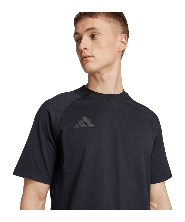 adidas Tiro 25 Travel Trainingsshirt Schwarz - schwarz