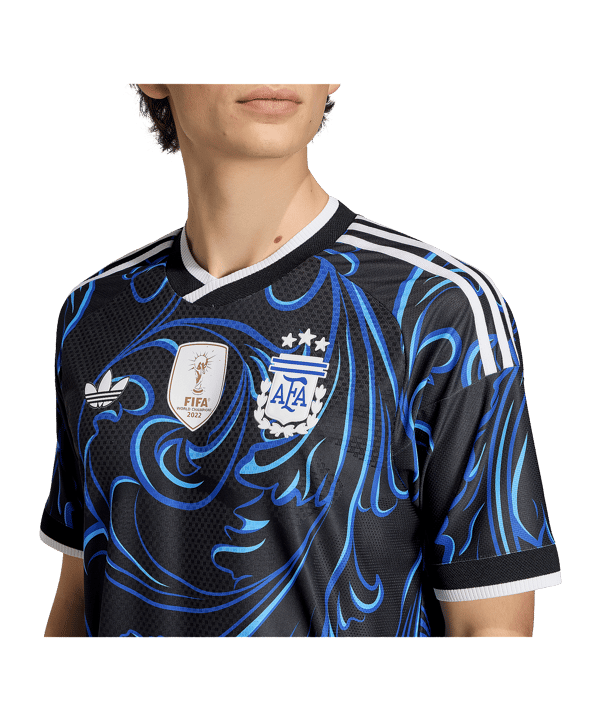 adidas AFA Argentinien Authentic Trikot Away WM 2026 Schwarz - schwarz
