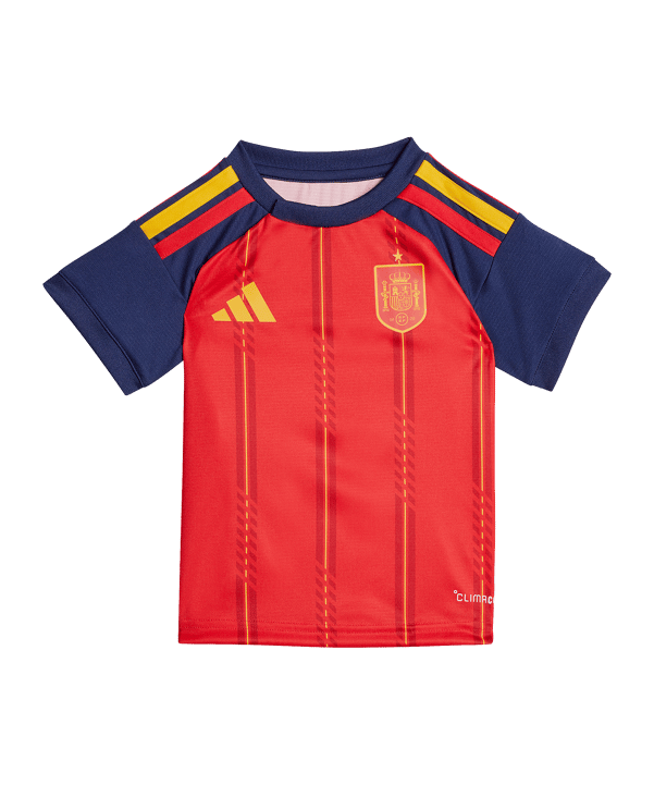 adidas Spanien Babykit Trikot Set Home WM 2026 Kids Rot - rot