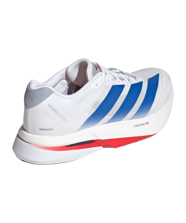 adidas Adizero Boston 13 Laufschuh Weiß - weiss