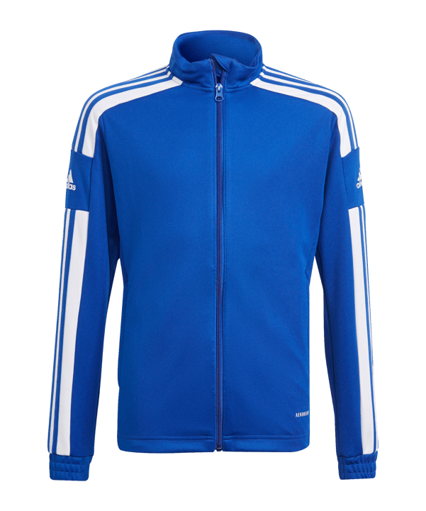 adidas Squadra 21 Trainingsjacke Kids Blau Weiss - blau