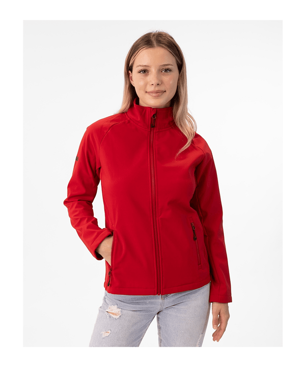 JAKO Team Giacca softshell Donna Rosso C11 - rosso