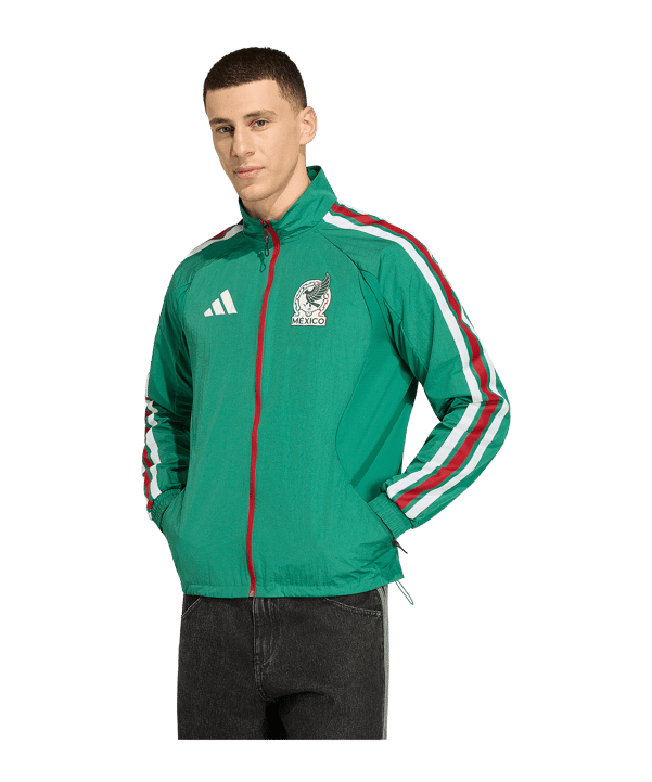 adidas FMF Messico AN Giacca Verde - verde