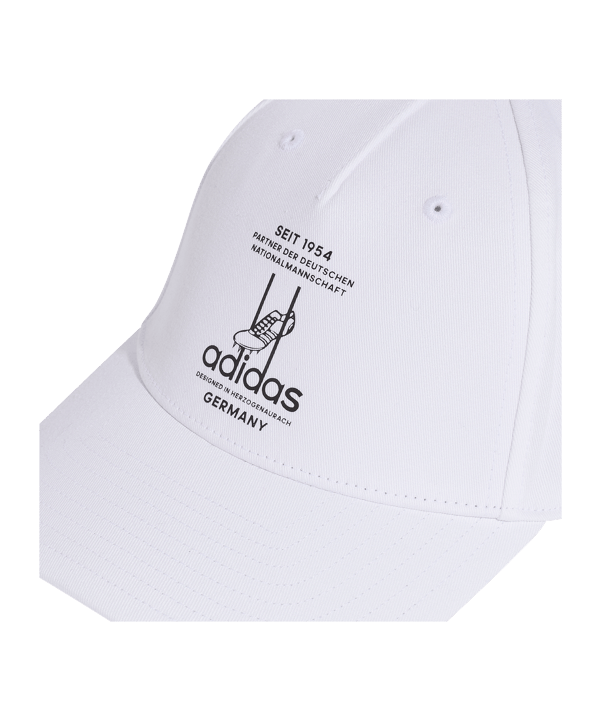 adidas DFB Deutschland Baseball Cap Weiß - weiss
