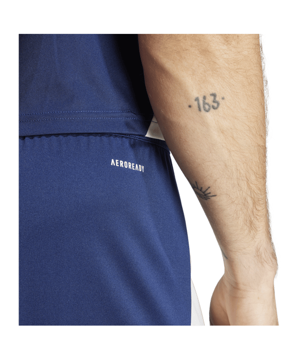 adidas Tiro 24 Training 2in1 Short Blau Weiss - blau