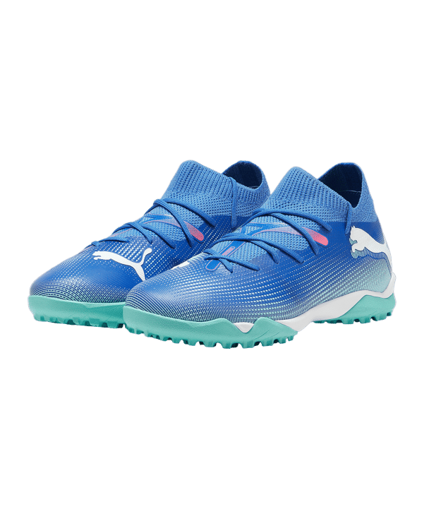 PUMA FUTURE 7 Match + Mid TF Formula Kids Blau Weiss F01 - blau