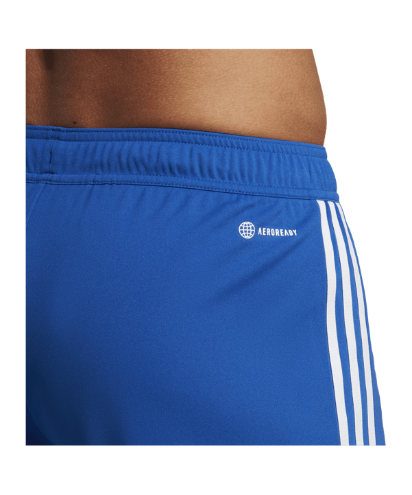 adidas Tiro 23 Short Blau Weiss - blau