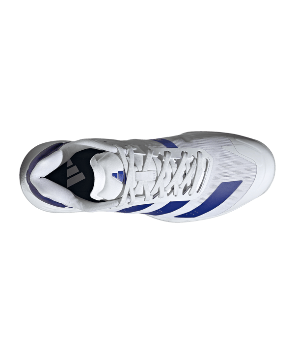 adidas Adizero Fastcourt Weiss Blau - weiss
