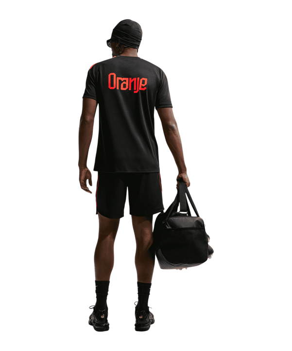 Nike KNVB Niederlande Trainingsshirt Schwarz F010 - schwarz