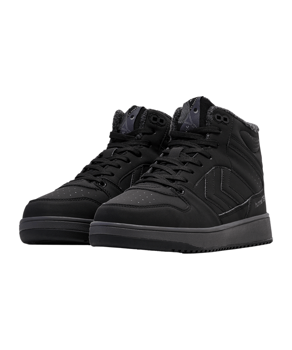 Hummel St. Power Play Mid Tex Sneaker zwart F2001 - zwart