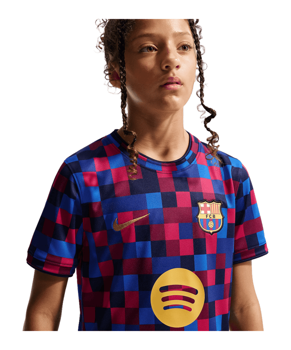Nike FC Barcelona Prematch T-Shirt 2026/2027 Kids Rot F621 - rot