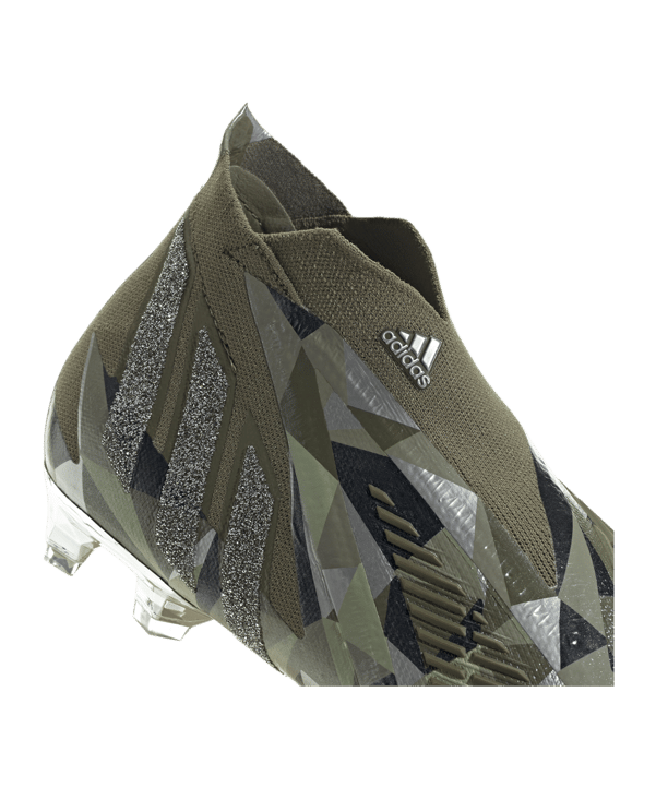adidas Predator EDGE+ CRYSTAL FG Silber - gruen