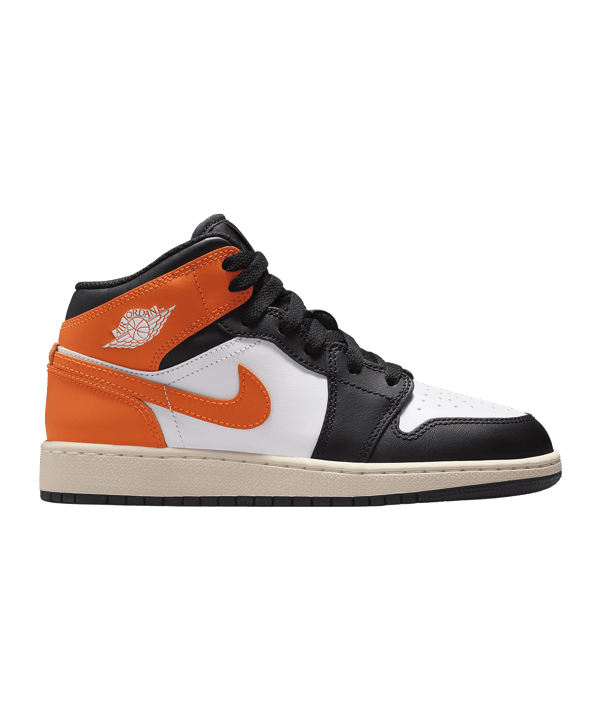 Nike Air Jordan 1 Mid Kids Schwarz F801 - schwarz