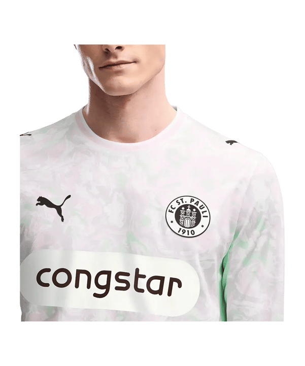 PUMA FC St. Pauli Replica Maglia maniche lunghe 3rd 2026/2027 Verde C03 - verde
