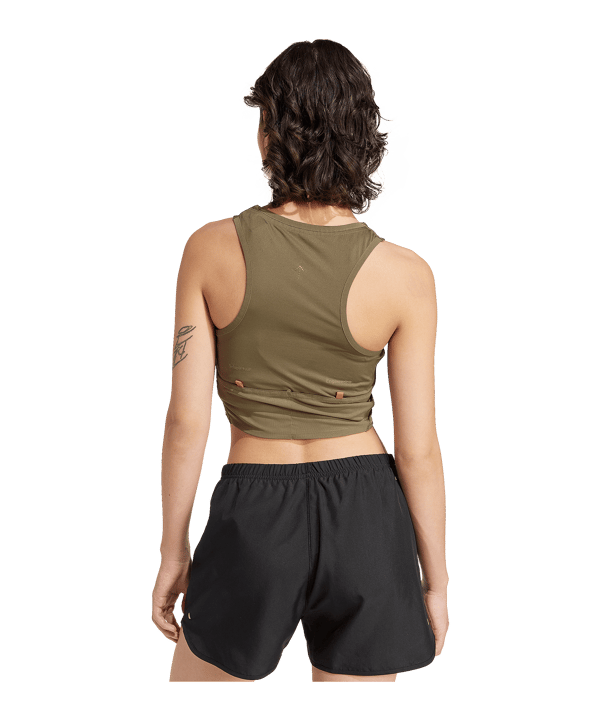 adidas Adi365 Running Crop Canottiera Donna Verde - verde