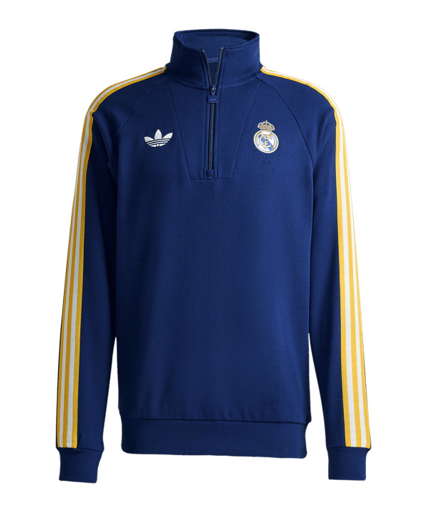 adidas Real Madrid Originals Zip Top Dunkelblau