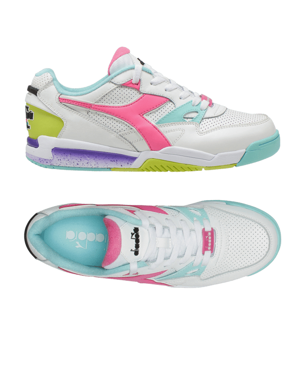 Diadora Rebound Ace Sneaker Weiss Blau C3144 - weiss