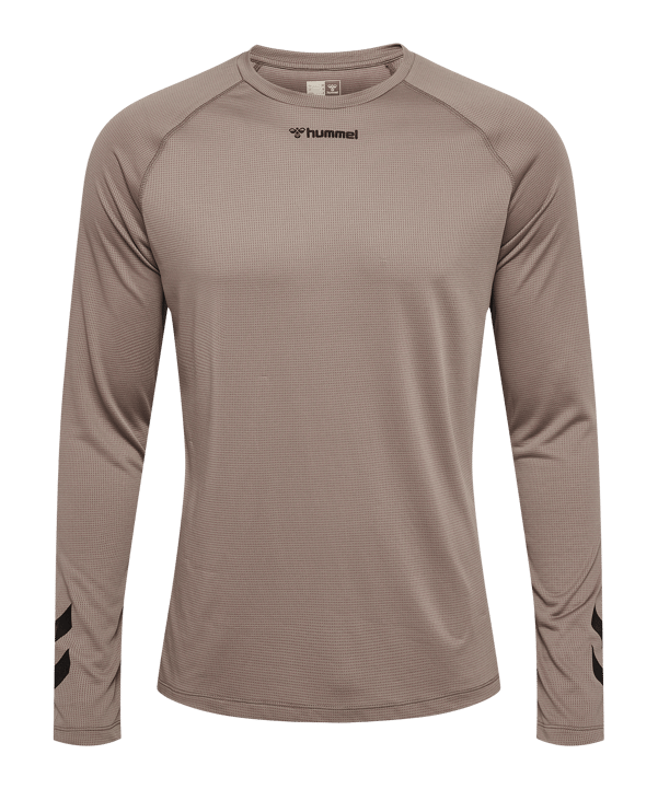 Hummel Mt Bow L/S T-Shirt Braun F1452 - braun