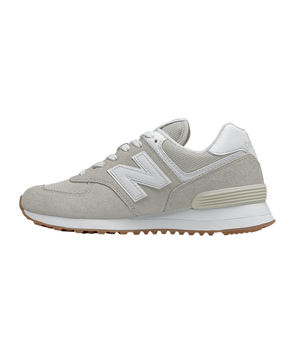 New Balance 574 Damen Beige Weiss FPC2 - silber