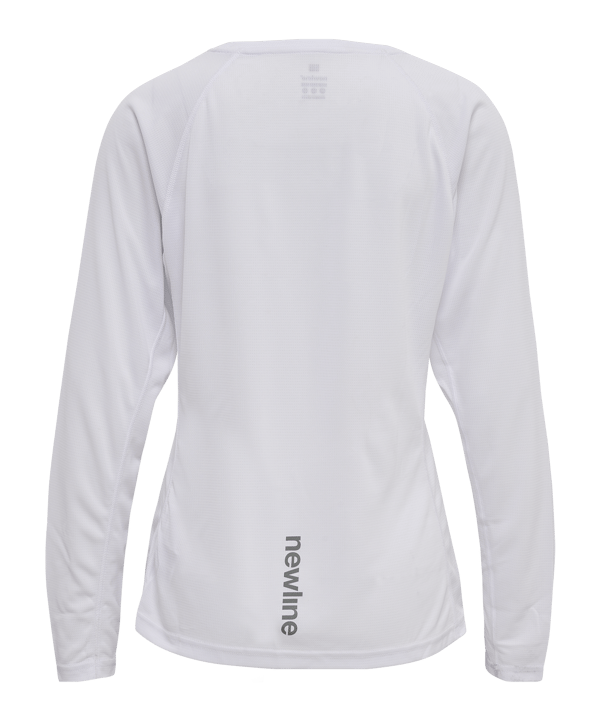 Newline Core Sweatshirt Running Damen Weiss F9001 - weiss