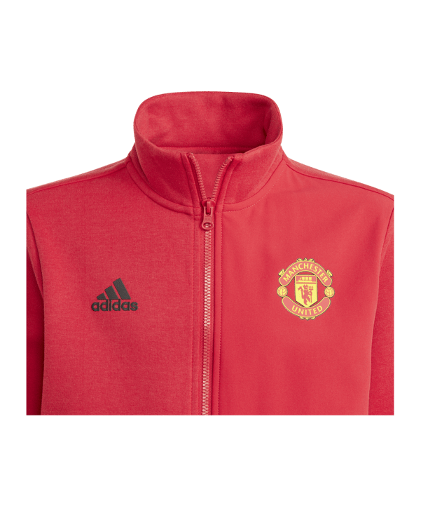 adidas Manchester United Anthemjacke Kids Rot - rot
