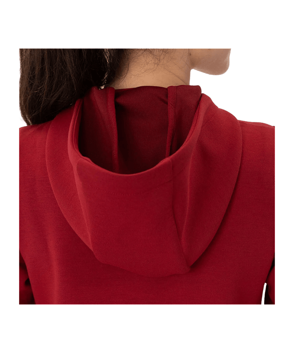 JAKO Premium Basic Giacca con cappuccio Donna Rosso C001 - rosso