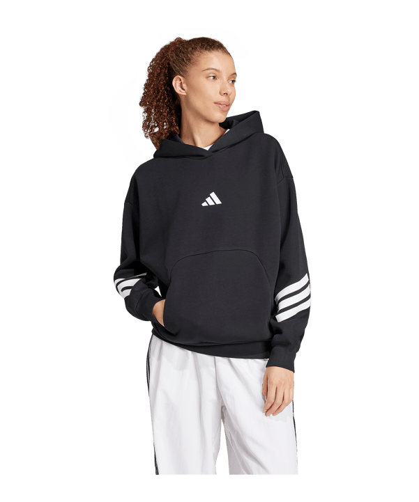 adidas Future Icons 3S Hoody Damen Schwarz - schwarz