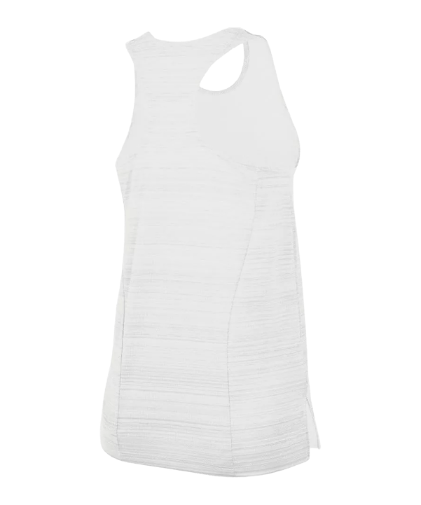 Nike Stock Dry Miler Tanktop Damen Weiss F100 - weiss