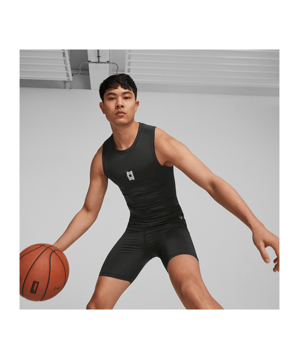 PUMA Hoops Team Baselayer Tanktop F01 - schwarz