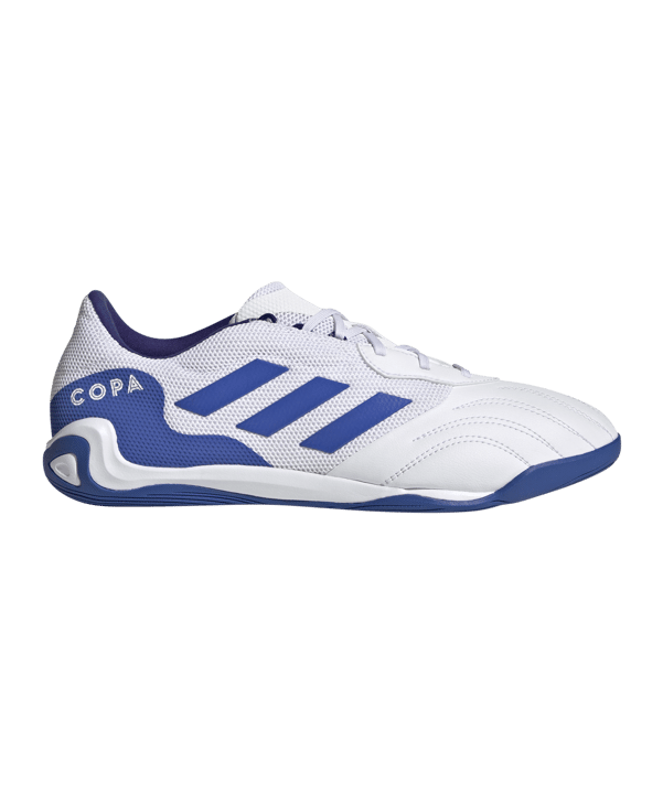 adidas COPA SENSE.3 IN Sala Diamond Edge Weiss Blau - weiss
