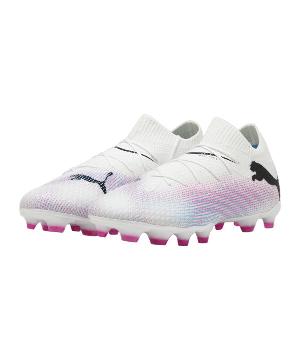 PUMA FUTURE 7 Pro FG/AG Phenomenal Weiss Schwarz Pink F01 - weiss