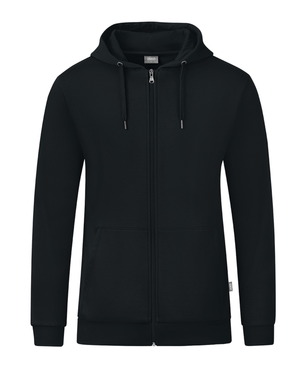 JAKO Organic Kapuzenjacke Schwarz F800 - schwarz